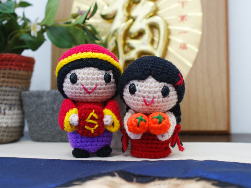 festive holidays crochet pattern pack - lunar new year