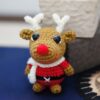 festive holidays crochet pattern pack - reindeer