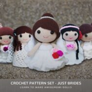 crochet bride pattern pack