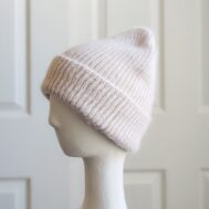 Cashmere beanie hat