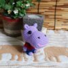 zoo animals crochet pattern - hippopotamus
