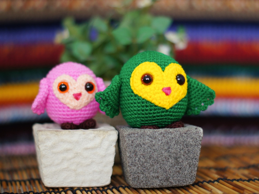 zoo animals crochet pattern - owls