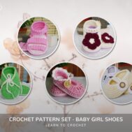 baby girl shoes crochet pattern