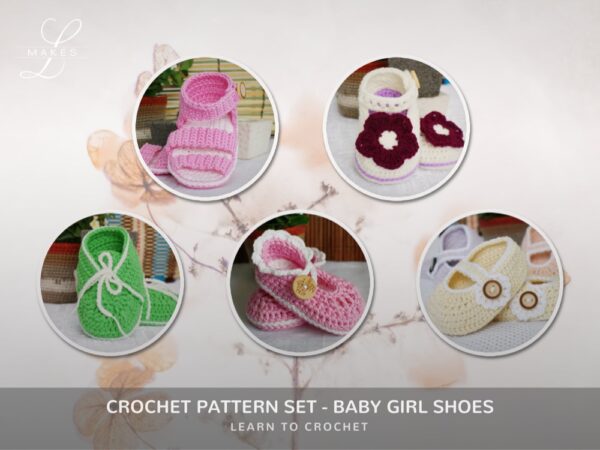 baby girl shoes crochet pattern