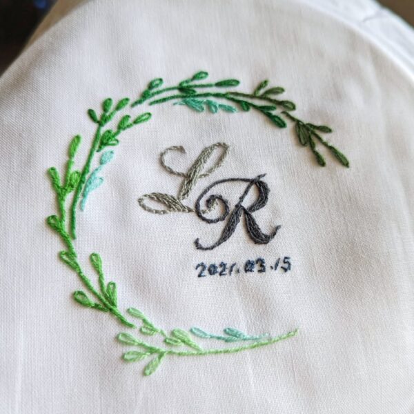 monogram embroidery