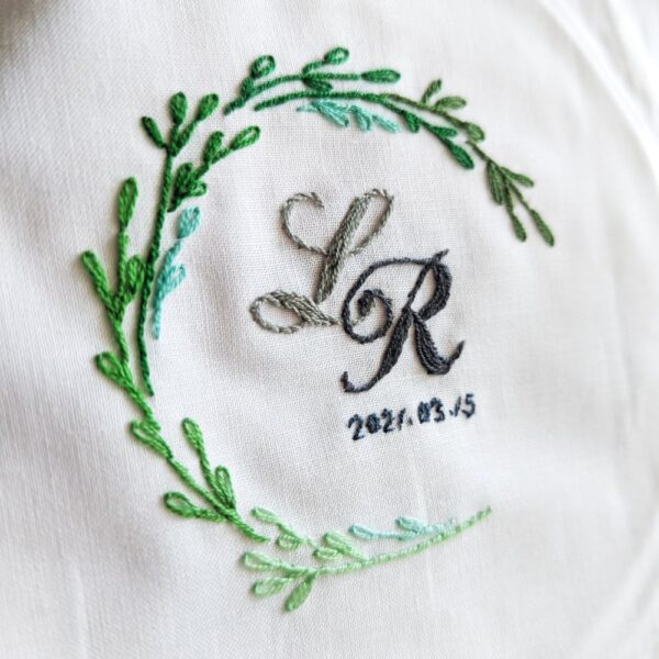 monogram embroidery