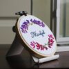 embroidery hoop art mindful