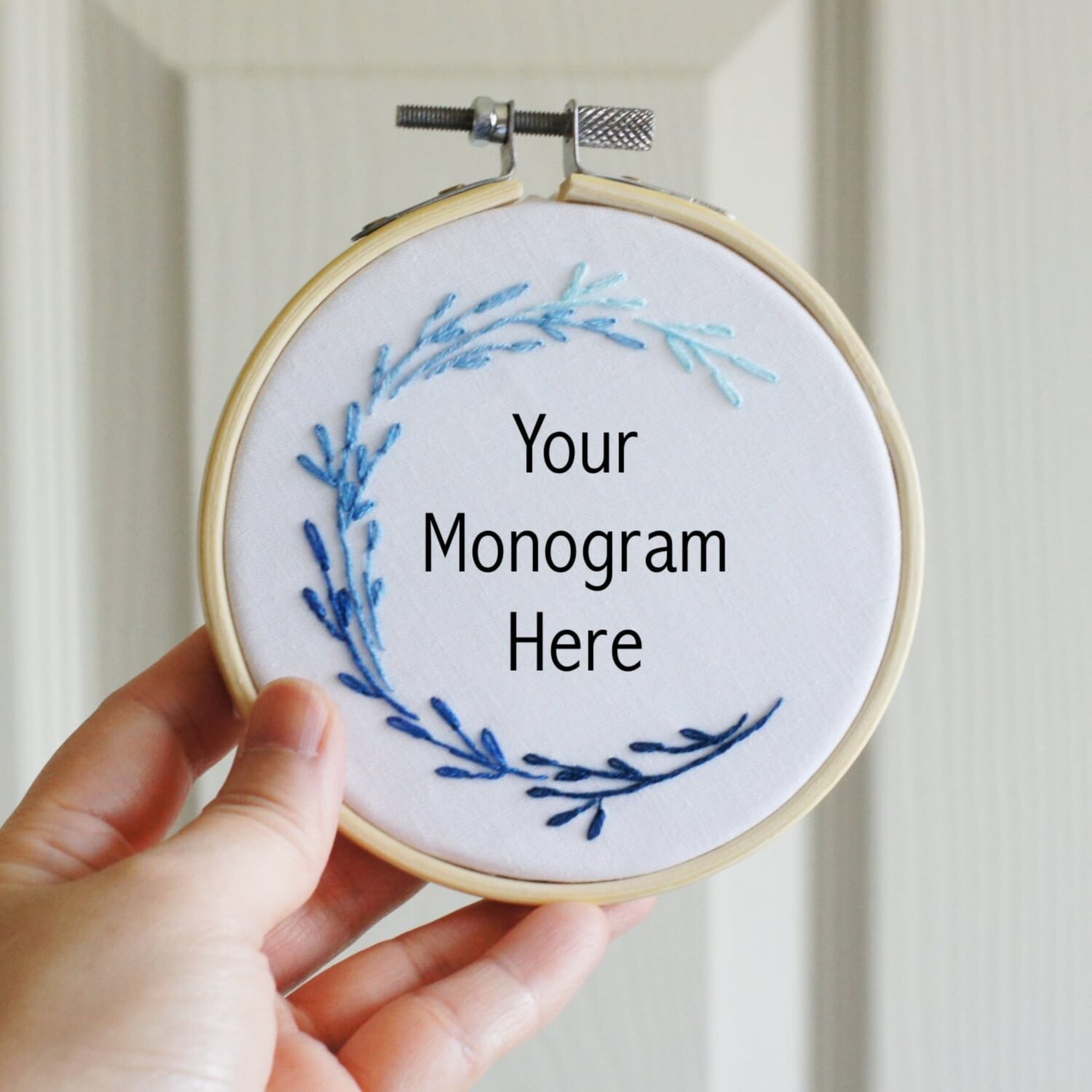 custom monogram embroidery