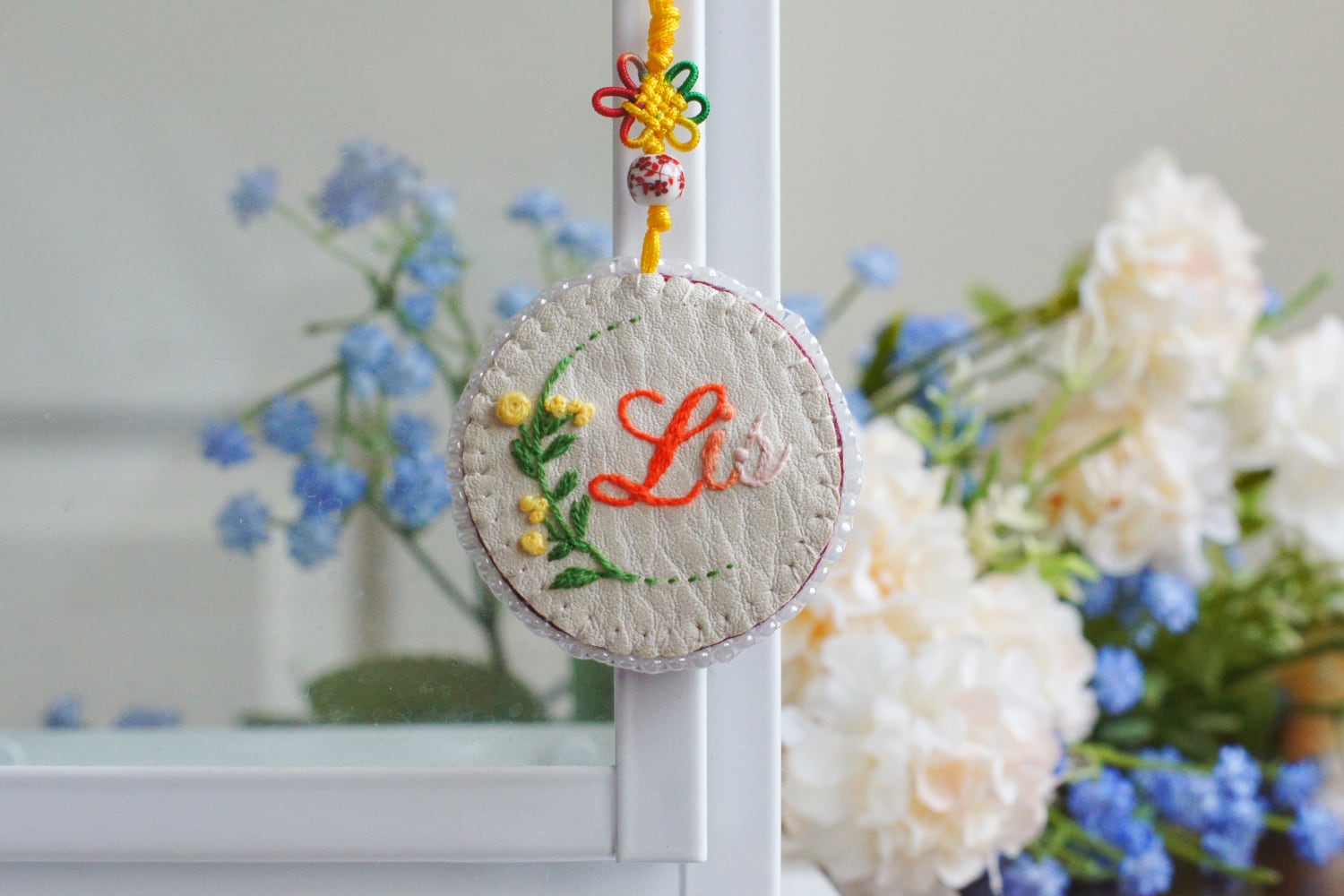 customized embroidered charms