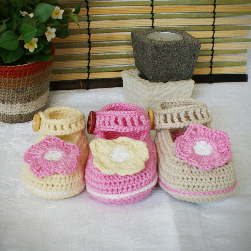 baby girl shoes crochet pattern
