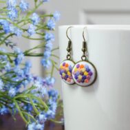 honeycomb earrings