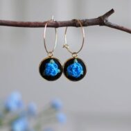 tiny hoop earrings