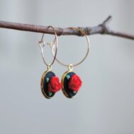 tiny hoop earrings