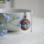 floral pendant