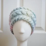 triple cable knit headband