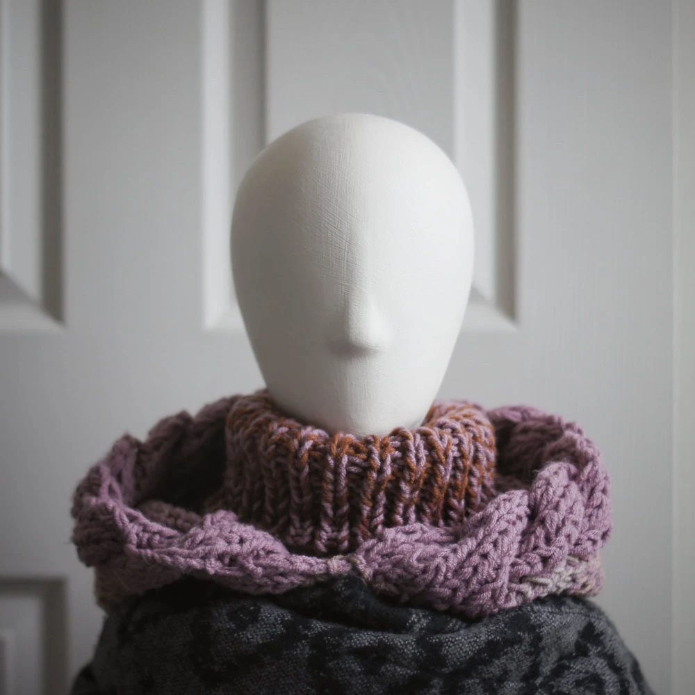 knit balaclava hood