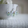 embroidered jewelry set