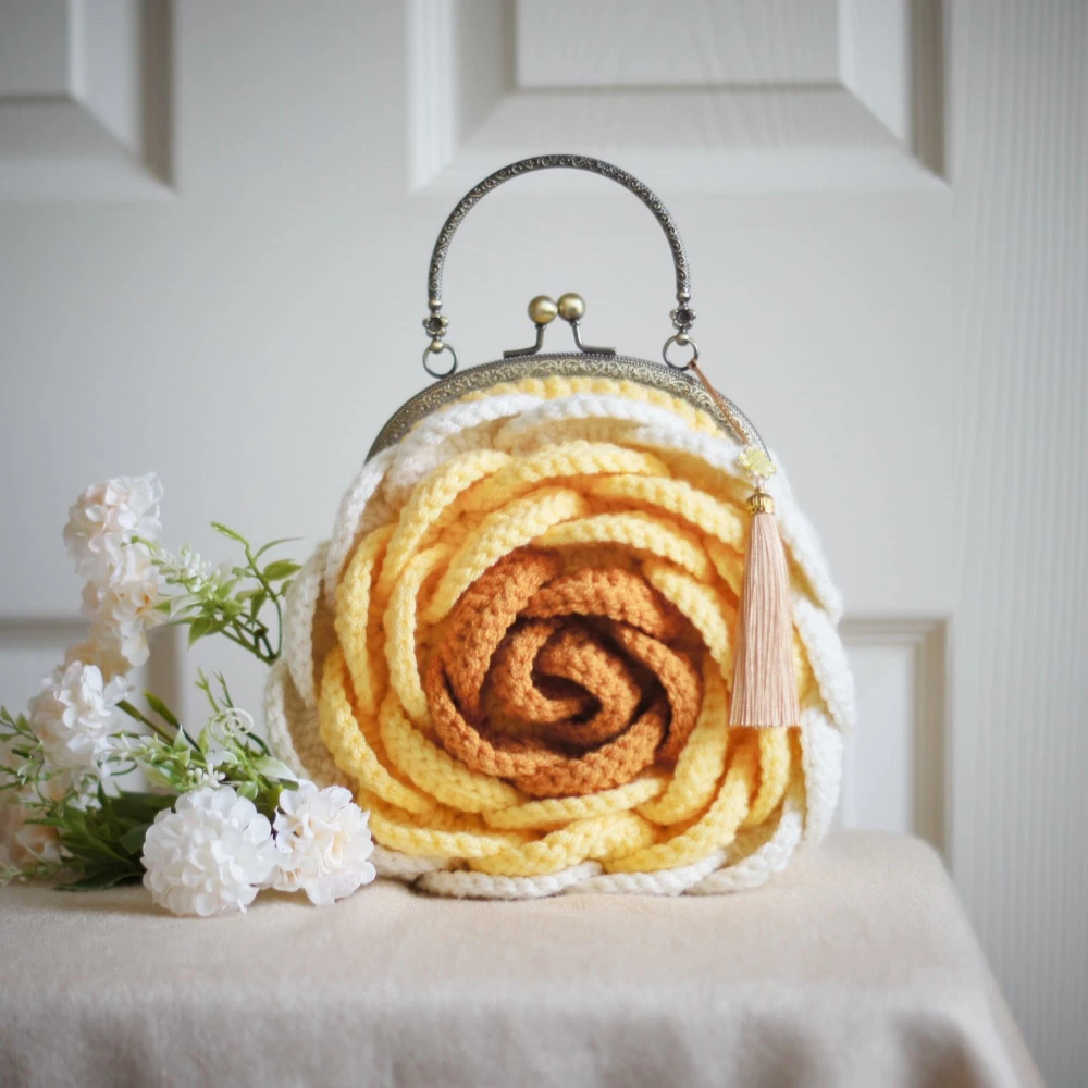 yellow rose bag