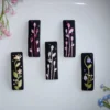 embroidered hair clips