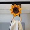 sunflower towel holders