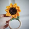 sunflower towel holders