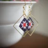 granny square earrings