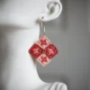 granny square earrings