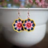 mandala earrings