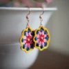 mandala earrings