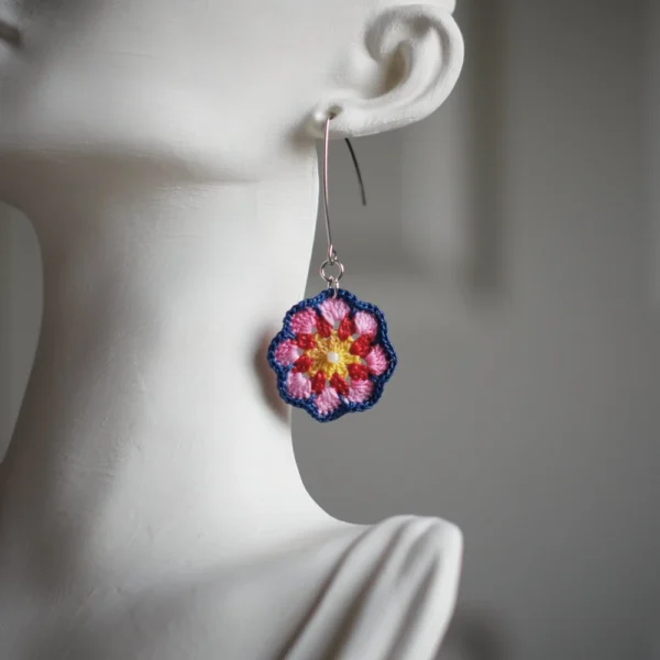 mandala earrings