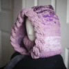 purple balaclava hood