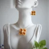 flower jewelry set