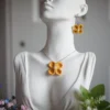 flower jewelry set