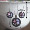 embroidered jewelry set