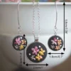 embroidered jewelry set