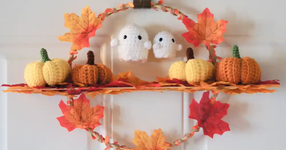 crochet fall pumkin