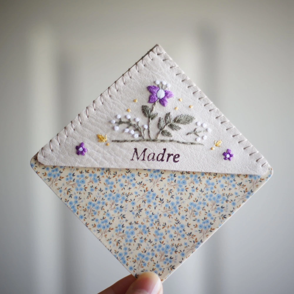 embroidered bookmark gift
