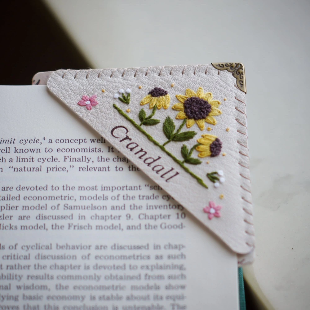 embroidered bookmark