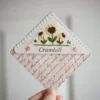 embroidered bookmark