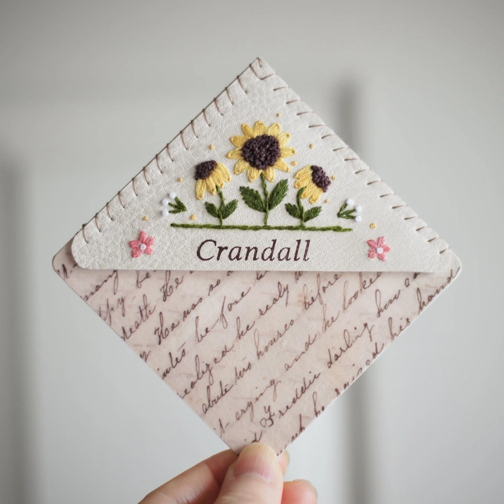 embroidered bookmark