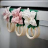 poinsettia towel holders