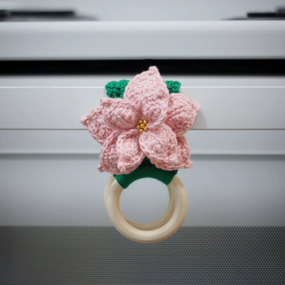 poinsettia towel holders