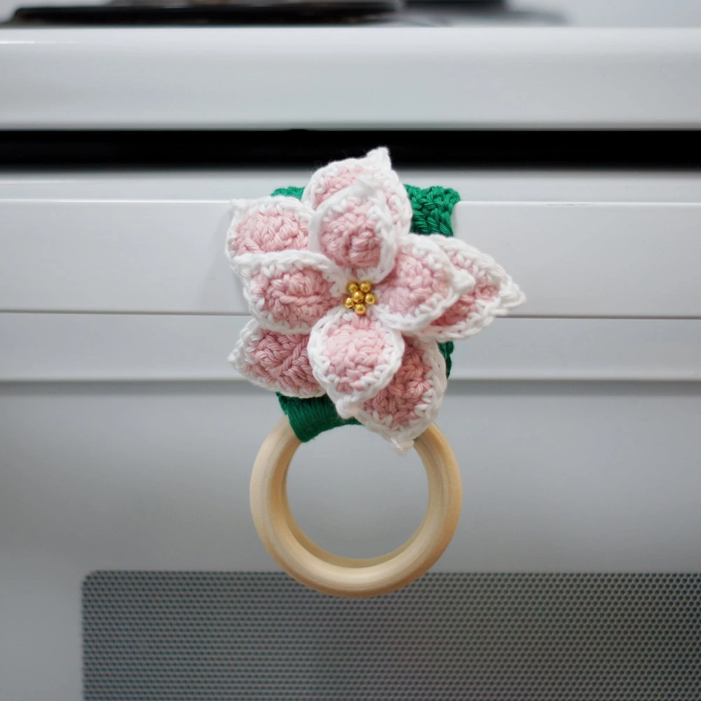 poinsettia towel holders