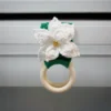 poinsettia towel holders