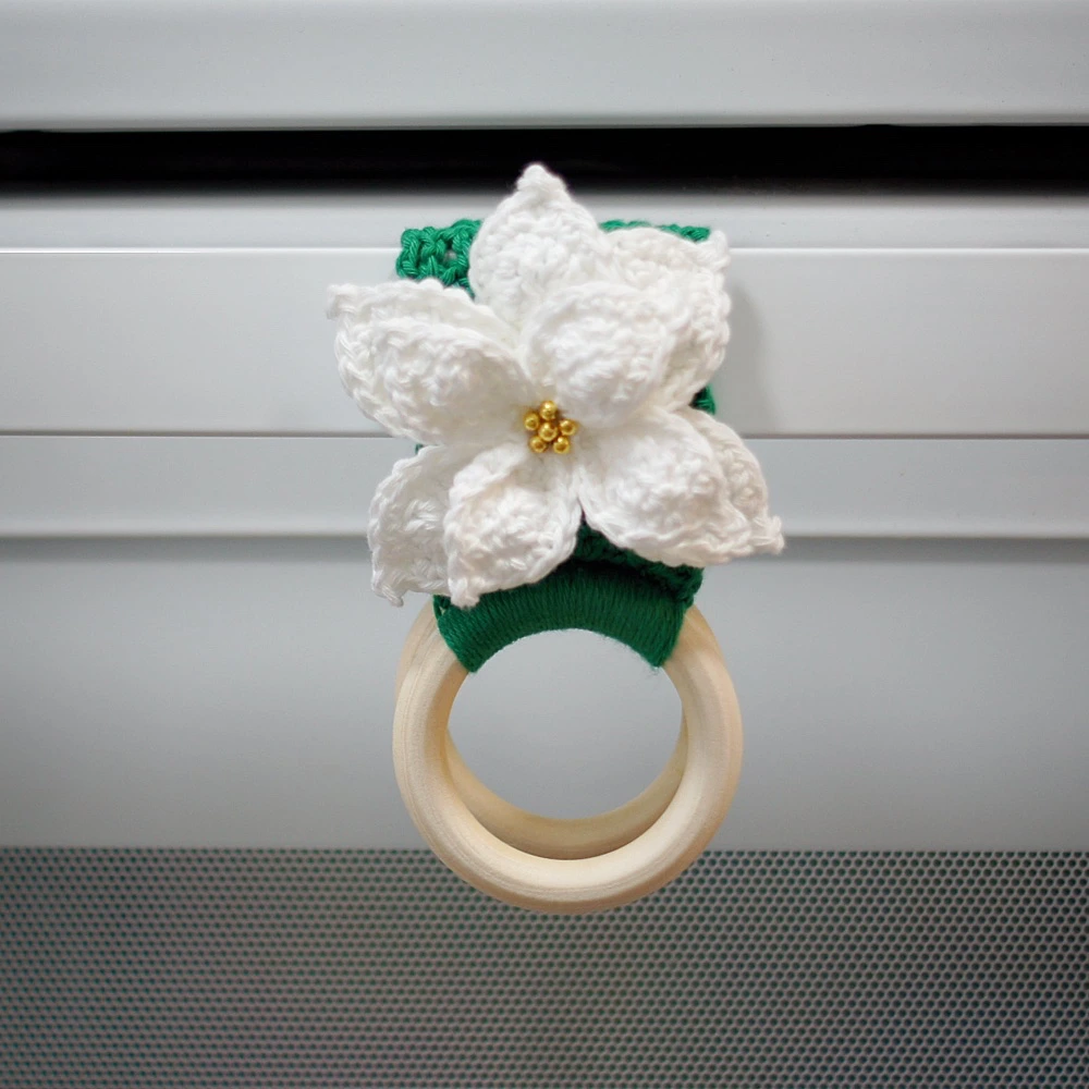 poinsettia towel holders