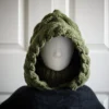olive balaclava hood