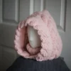 peach salmon balaclava