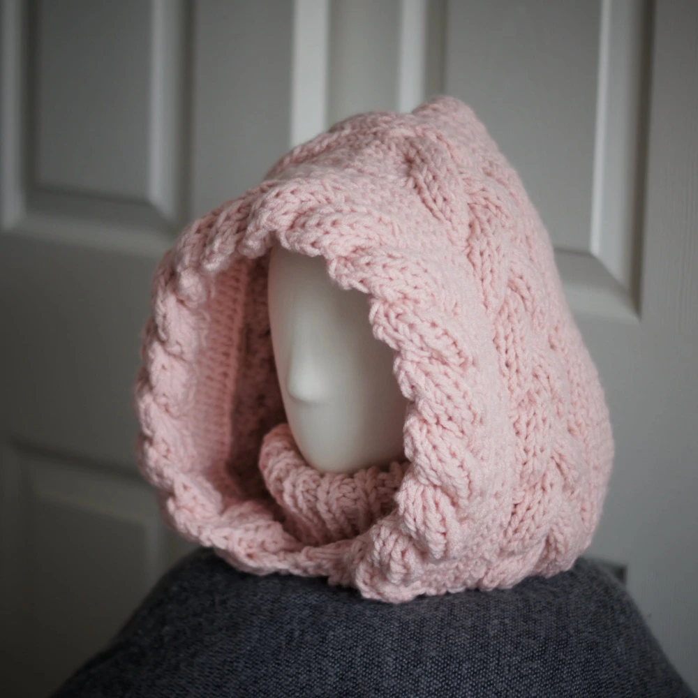 peach salmon balaclava