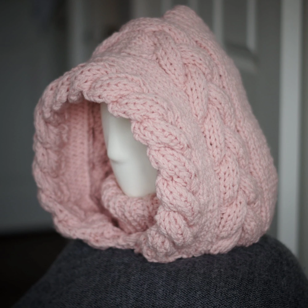 peach salmon balaclava