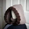 taupe balaclava hood